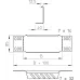 Переходник/концевик B=200 мм, h=85 мм, FS (RWEB 820 FS)
