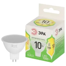 Лампа светодиодная ЭРА GREEN LINE LED MR16-10W-830-GU5.3 GL GU5.3 10 Вт софит теплый свет