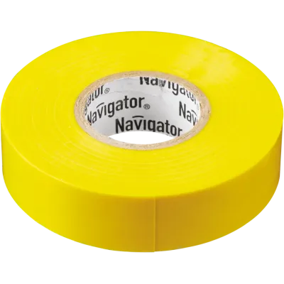Изолента Navigator 71 231 NIT-B15-10/Y жёлтая