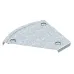 Крышка угловой секции 45°, B=200 мм, FS (DFB 45 200 FS)