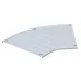 Крышка угловой секции 45°, B=400 мм, FS (DFB 45 400 FS) Крышка угловой секции 45°, B=400 мм, FS (DFB 45 400 FS)