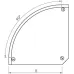 Крышка угловой секции 90°, B=100 мм, FS (DFB 90 100 FS)