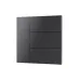 Накладка панели INTELLIGENT ARLIGHT KNX-23-4G-SUF Dark Grey (Backlightless) (IARL, IP20 металл, 2 года)