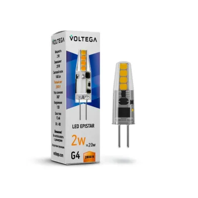 Светодиодная лампа Simple Capsule 2W 2800K G4 12V (7142)