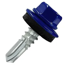 Саморез по металлу Daxmer 5,5х25 RAL 5002 (250) сверло №3