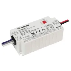 Блок питания ARJ-SP-10-PFC-DALI2-INS (10W, 9-42V, 0.12-0.35A) ( IP20 Пластик, 5 лет)