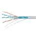 Витая пара экранированная FTP (F/UTP), категория 5e, 4 пары (24 AWG), одножильный, серый, экран - фольга, нг(А)-LSLTx, (50 м)