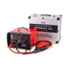 Инверторное пуско-зарядное устройство PowerBox 600i, таймер, алюминиевый кейс