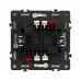 Механизм выключателя двухклавишный проходной LED SWT-NOBE-MKP2-SFPL-L-GD 230V, 10A, Золото светлое, 1 пост