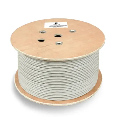 Витая пара SF/UTP Cat5e 4 пары solid серый 305м