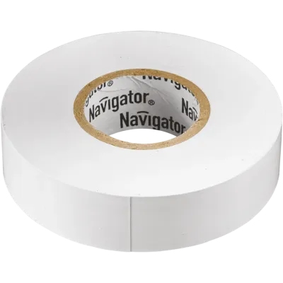 Изолента Navigator 71 102 NIT-B15-20/WH белая