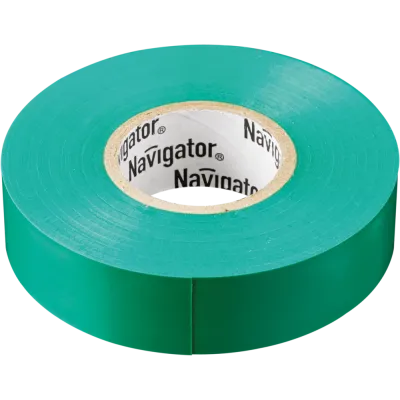 Изолента Navigator 71 106 NIT-B15-20/G зелёная