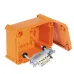 Коробка огнестойкая FireBox T100, 136х102х57 мм, IP66, 5+1 клемма, 4 мм?, сплошная стенка, вн.кр. (T 100 E 4-5) Коробка огнестойкая FireBox T100, 136х102х57 мм, IP66, 5+1 клемма, 4 мм?, сплошная стенка, вн.кр. (T 100 E 4-5)