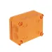 Коробка огнестойкая FireBox T100, 136х102х57 мм, IP66, 5+1 клемма, 6 мм?, вводы d25x8,d32x2, вн.кр. (T 100 ED 6-5)