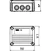Коробка огнестойкая FireBox T100, 136х102х57 мм, IP66, 5+1 клемма, 6 мм?, вводы d25x8,d32x2, вн.кр. (T 100 ED 6-5)