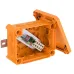 Коробка огнестойкая FireBox T100, 136х102х57 мм, IP66, 5+1 клемма, 6 мм?, вводы d25x8,d32x2, нар.кр. (T 100 ED 6-5 A)
