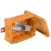 Коробка огнестойкая FireBox T100, 136х102х57 мм, IP66, 4+1 клемма, 4 мм?, вводы d25x8,d32x2, нар.кр. (T100ED 4x4AD)