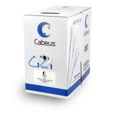 Витая пара U/UTP Cat 5e 4 пары 24 AWG solid PVC нг(А)-LS синий 305м