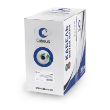 Витая пара U/UTP Cat 5e 4 пары 24 AWG solid PVC нг(А)-LS зеленый 305м