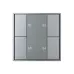Кнопочная панель INTELLIGENT ARLIGHT DALI-201-23-1G-4SC-IN Silver (BUS, Frame) (IARL, IP20 Металл, 3 года)