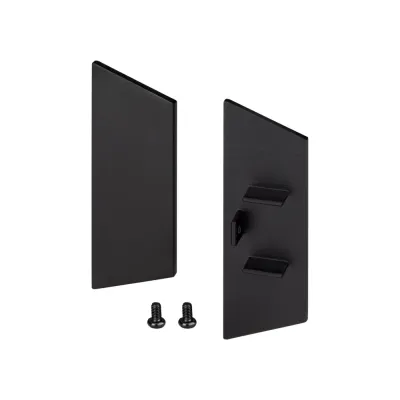 Заглушка WALL-2575 BLACK глухая (ARL, металл)