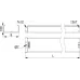 Лоток 400х100, L3000, горячеоцинкованный