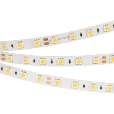 Лента светодиодная 14,4Вт/м 24В IP20 6000K 60LED/м RT-B60-10mm SMD 5060 5 м