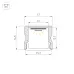Профиль LINE-1715-2000 WHITE (ARL, алюминий)