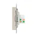 Механизм розетки RJ45 - 2шт  (cat5)  кремовый Эпика EKF