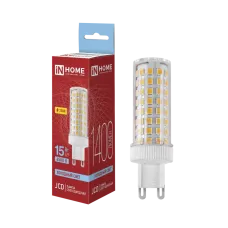 Лампа светодиодная LED-JCD 15Вт 230В G9 6500К 1400Лм IN HOME