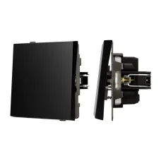 Механизм звонкового выключателя SWT-TENDO-MKR1-PL-BK 230V, 10A, Чёрный, 1 пост