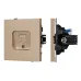 Механизм компьютерной розетки SCT-TENDO-MPC1-PL-GD, RJ-45, CAT6, Золото светлое Механизм компьютерной розетки SCT-TENDO-MPC1-PL-GD, RJ-45, CAT6, Золото светлое