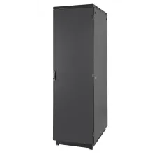 Шкаф Racknet S3000 22U 600 x 800, передняя дверь металлическая одностворчатая, задняя дверь металлическая одностворчатая, черный