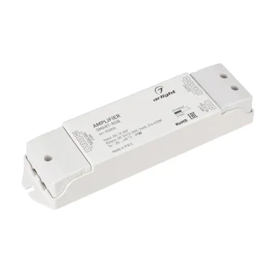 Усилитель SMART-RGB 12-24V, 3x6A ARL, IP20 пластик, 5 лет