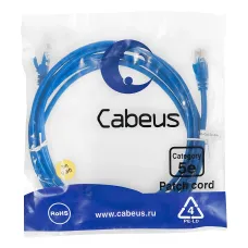 Патч-корд U/UTP, категория 5е, 2xRJ45/8p8c, неэкранированный, синий, LSZH, 3м
