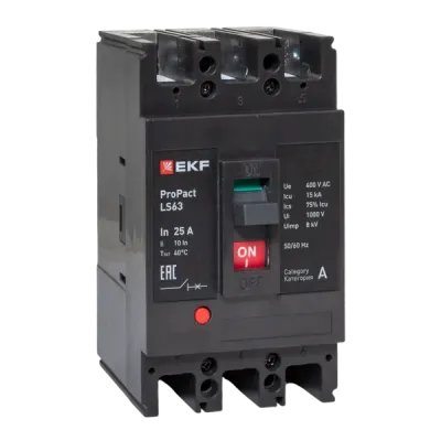 LS63 15кА 3P 25А ProPact EKF