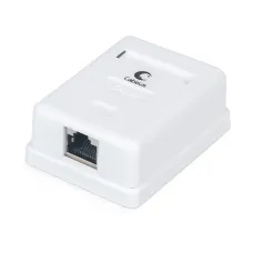 Розетка компьютерная RJ-45(8P8C), категория 5e, экранированная, одинарная, внешняя, Dual IDC