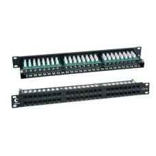 Патч-панель IDC-1U высокой плотности 19', 1U, 48 портов RJ-45, категория 5e, Dual IDC