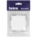 Кнопка Intro Accent 6-109-01М 10А-250В IP20 СУ белый матовый