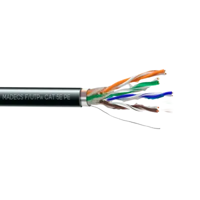 Витая пара F/UTPw 4PR 24AWG Cat.5e OUTDOOR Наружная экранированная с гидрофобным заполнением(DCM Test Report) Польша