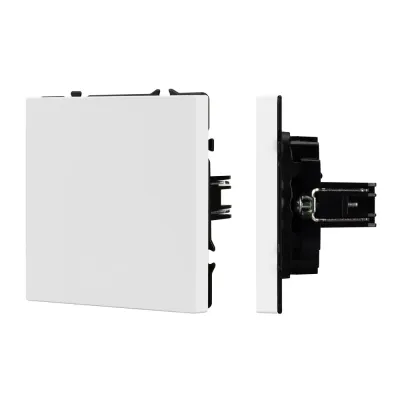 Заглушка NOBE SCT-MGG-SFPL-WH софт-тач белый кварц 1 пост
