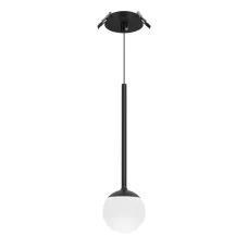 Светильник светодиодный SP-BEADS-HANG-BUILT-T-R100-8W Warm3000 (BK, 180 deg, 230V) (ARL, IP33 Металл, 3 года)