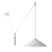 Светильник подвесной Maytoni Peso P080PL-01W E27х1х60W Белый