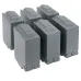 Комплект клеммных крышек (длинные) 6 шт. для рубильников Twin block 160-250А