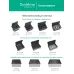Лючок MultiDeS с розеткой 2К+З 16А/250В IP44 с монтажной коробкой для стены фальшпола стола Медь тип MDK21