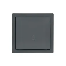 LETO Кнопка звонка графит  Lezard  752-3400-103