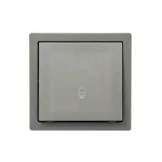 LETO Кнопка звонка платина  Lezard  752-3500-103