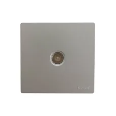 LETO Розетка ТВ оконечная платина  Lezard  752-3500-130