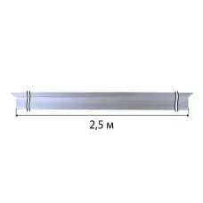 Профиль для виброрейки алюминиевый FTL SFSB-2.5
