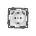 Механизм розетки с USB зарядкой SCT-MUAA-PL-WH-V 250V, 16A